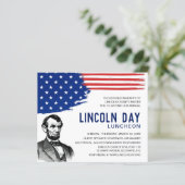 Lincoln Day Luncheon Fundraiser Event Invite (Staand voorkant)