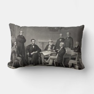 Lincoln die de emancipatieproclamatie leest kussen