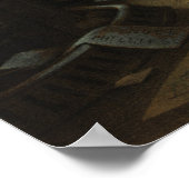 Lincoln die de emancipatieproclamatie schrijft poster (Hoek)