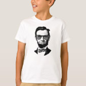 Lincoln die zonnebrillen draagt t-shirt (Voorkant)