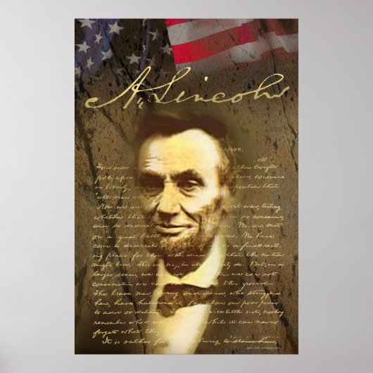 Lincoln door Gregory Gallo Poster (Voorkant)
