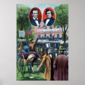 Lincoln-Douglas Debat van 1858 Poster (Voorkant)