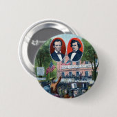 Lincoln-Douglas Debat van 1858 Ronde Button 5,7 Cm (Voorkant /achterkant)