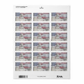 Lincoln en Fireworks Etiket (Full Sheet)