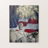 Lincoln en Fireworks Legpuzzel (Verticaal)
