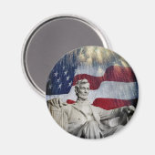 Lincoln en Fireworks Magneet (Voorkant / Achterkant)