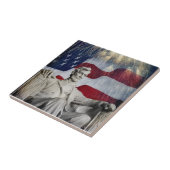 Lincoln en Fireworks Tegeltje (Zijkant)