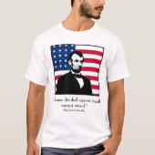 Lincoln en quote t-shirt (Voorkant)