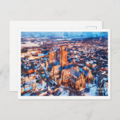 Lincoln Engeland Prachtig Waterverf landschap Briefkaart (Voorkant / Achterkant)