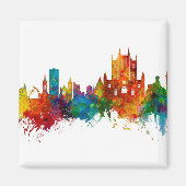 Lincoln England Skyline Magneet (Voorkant)