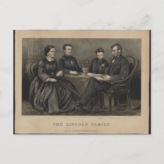 Lincoln Family Briefkaart (Voorkant)