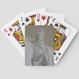 Lincoln gedenkbeeld pokerkaarten