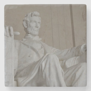Lincoln gedenkbeeld stenen onderzetter