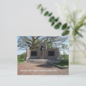 Lincoln Gettysburg Address-monument Briefkaart (Staand voorkant)