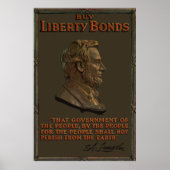 Lincoln Gettysburg Address Quote Poster (Voorkant)