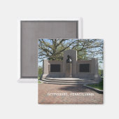 Lincoln Gettysburg Adres Memorial Magneet (Voorkant / Achterkant)