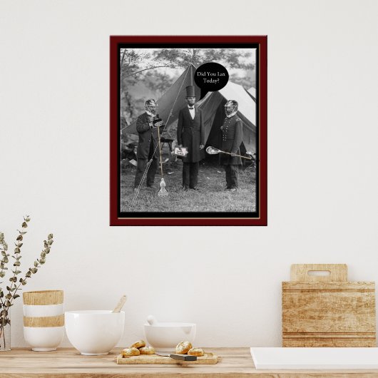 Lincoln Goes Laxstastic! Poster (Keuken)