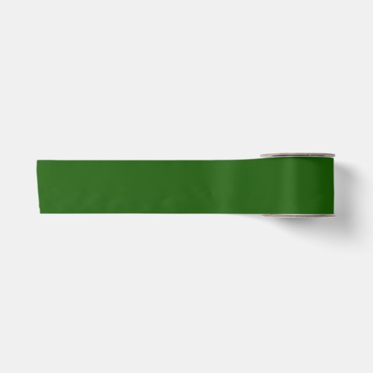 Lincoln Groen Effen Kleur Satijnen Lint (Voorkant)