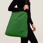 Lincoln groene vaste platte kleur crossbody tas<br><div class="desc">Levendige, groene natuur, praktische en stijlvolle kleur. Gebruikt bij formele en informele evenementen. Hex-nr. = 0A5E04</div>