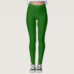 Lincoln groene vaste platte kleur leggings<br><div class="desc">Levendige,  groene natuur,  praktische en stijlvolle kleur. Gebruikt bij formele en informele evenementen. Hex-nr. = 0A5E04</div>