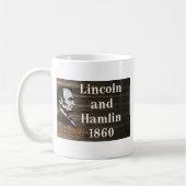 Lincoln-Hamlin 1860 Koffiemok (Links)