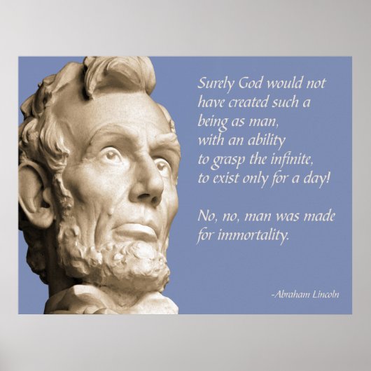 Lincoln Heaven Quote Poster (Voorkant)