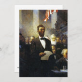 Lincoln heeft de Unie gered Feestdagenkaart (Voorkant / Achterkant)