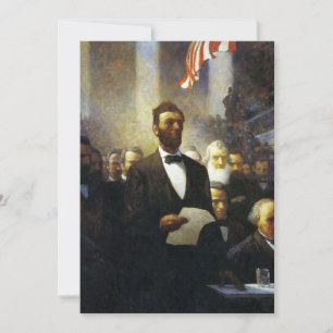 Lincoln heeft de Unie gered Feestdagenkaart