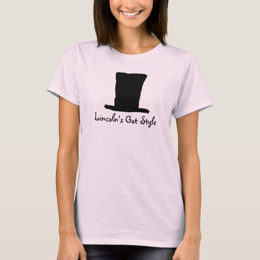 Lincoln heeft stijl t-shirt (Voorkant)
