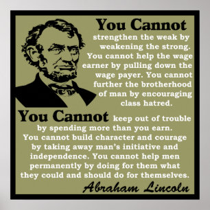 Lincoln: Help jezelf! Poster