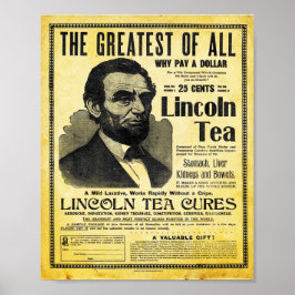  Lincoln Herbal Remedy Tea Print