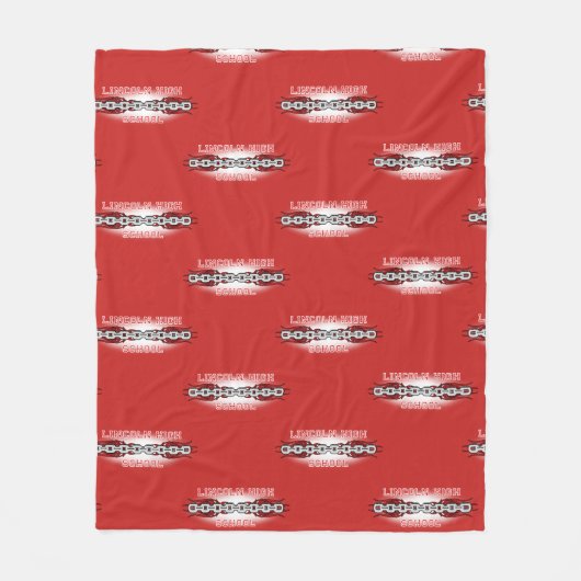 Lincoln High School Fleece Blanket, Sizzen (Voorkant)
