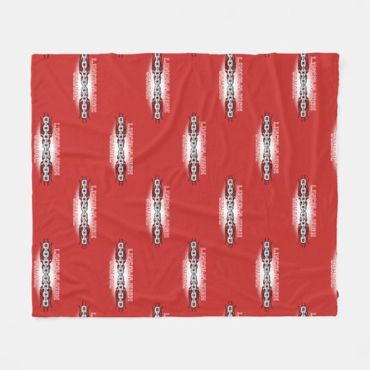 Lincoln High School Fleece Blanket, Sizzen (Voorkant (Horizontaal))