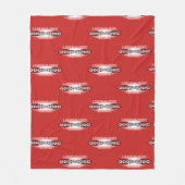 Lincoln High School Fleece Blanket, Sizzen Deken (Voorkant)