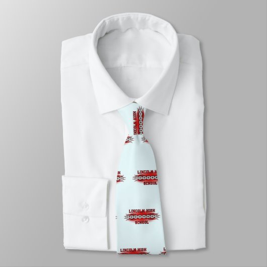 Lincoln High School Links3 Red Grd Stropdas (Gebonden)