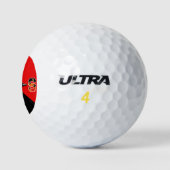 Lincoln High School links kleuren Golfballen (Logo)