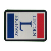 Lincoln Highway Sign Magneet (Horizontaal)