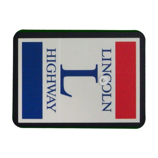 Lincoln Highway Sign Magneet (Horizontaal)