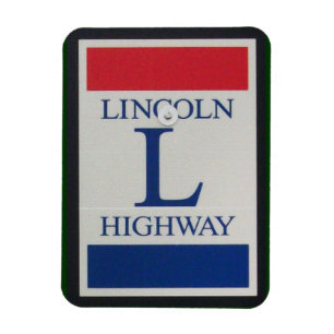 Lincoln Highway Sign Magneet