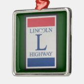 Lincoln Highway Sign Ornament (Links)