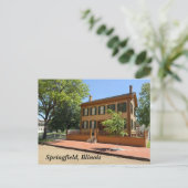Lincoln Home Historische site Feestdagenkaart (Staand voorkant)