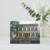 Lincoln Home Springfield Illinois Briefkaart (Staand voorkant)