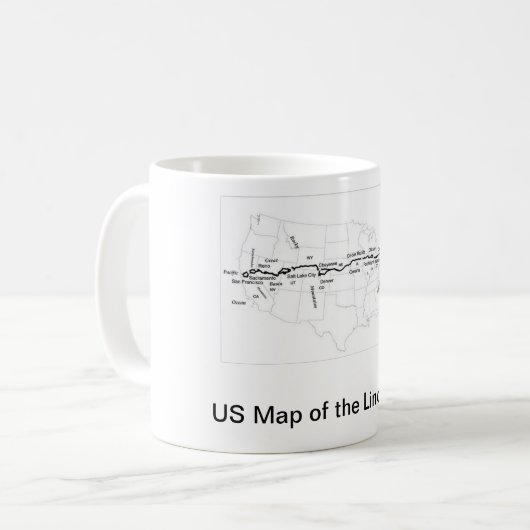 Lincoln Hwy koffiekop Koffiemok (Voorkant links)