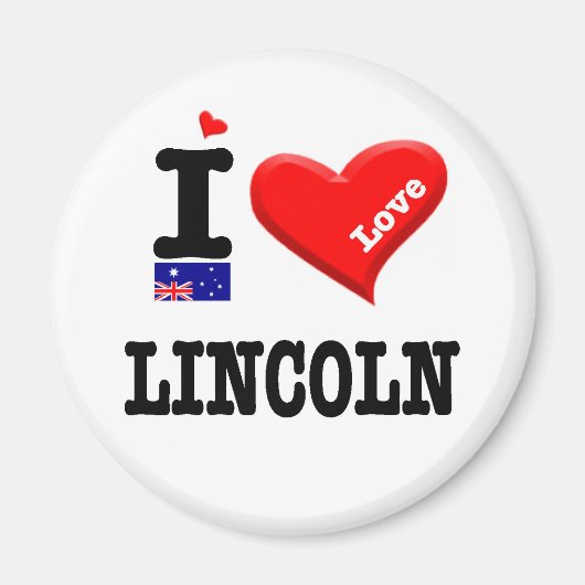 LINCOLN - I Love Magneet (Voorkant)