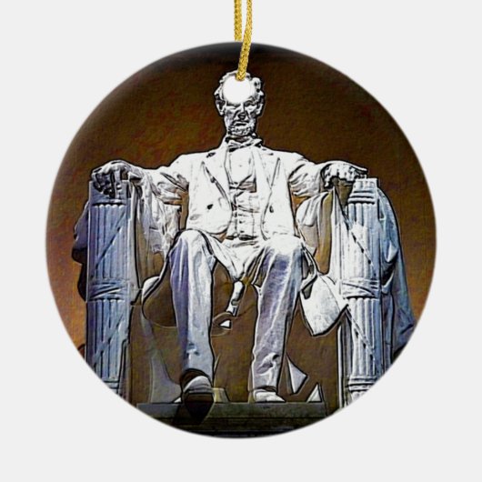 Lincoln II Keramisch Ornament (Voorkant)