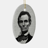 Lincoln Illinois Capitol Bicentennial Keramisch Ornament (Rechts)