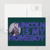 Lincoln is mijn homeboy briefkaart (Voorkant / Achterkant)
