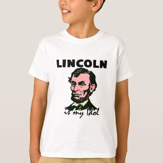 Lincoln is mijn Idol T-shirt (Voorkant)
