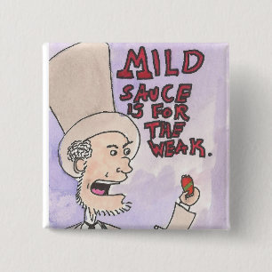 Lincoln is oud! vierkante button 5,1 cm