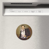 Lincoln - Italiaanse windhond 5 Magneet (Insitu (Vaatwasser))